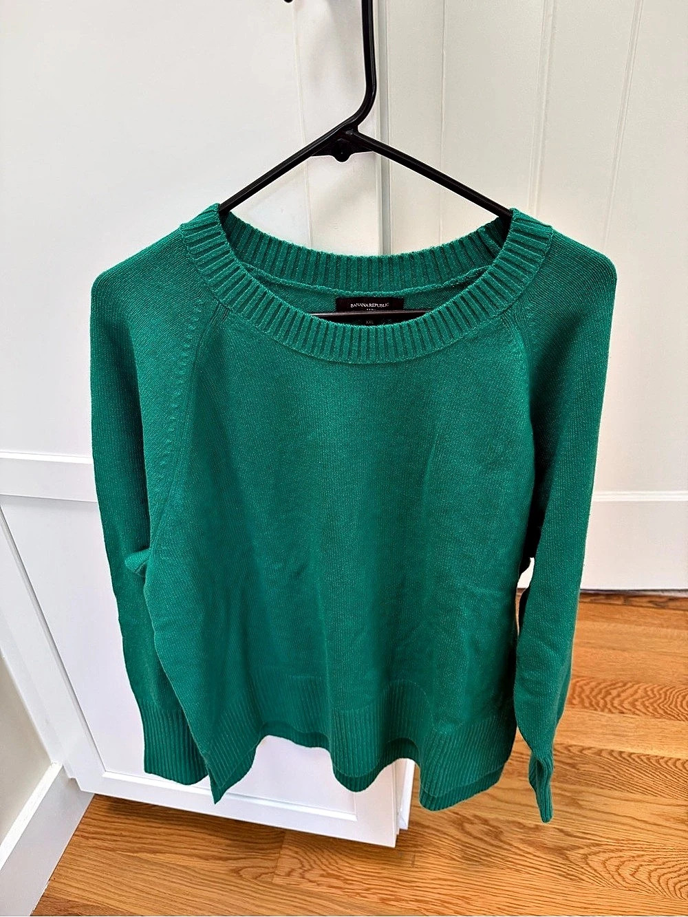 NWT! Banana Republic Perfectly Soft Crew-Neck Sweater Green XXL
